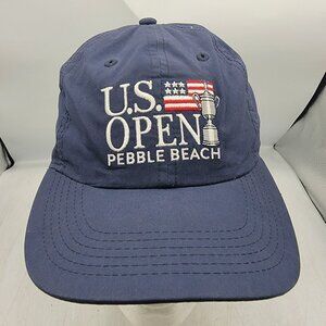 US Open Pebble Beach Navy Blue Adults Baseball Cap By Imperial Casual Outdoors